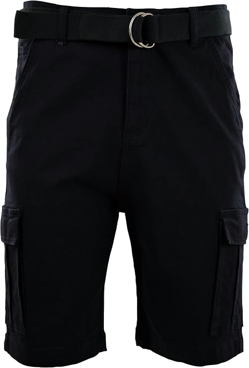 ChoiceApparel Mens Cargo Shorts with Belt