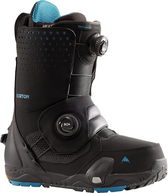 Burton Mens' Photon Step On Wide Snowboard Boots (9, Black)
