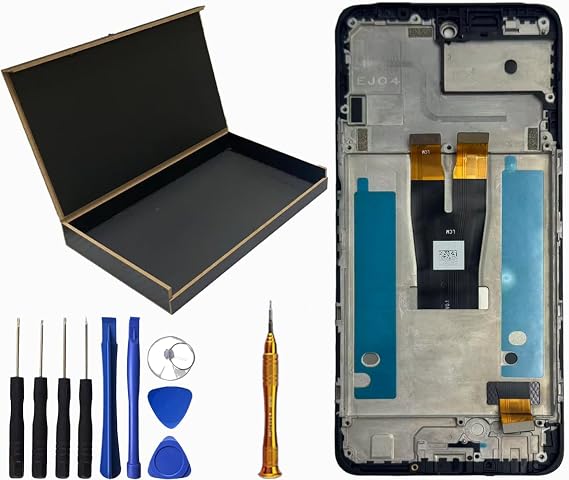 LCD Screen Display Touch Digitizer Frame Assembly Replacement for BLU Bold K10 2024 LCD Screen BLU G54 LCD Screen 6.6"