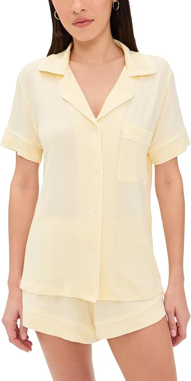 Eberjey Gisele Rib Relaxed Short PJ Set