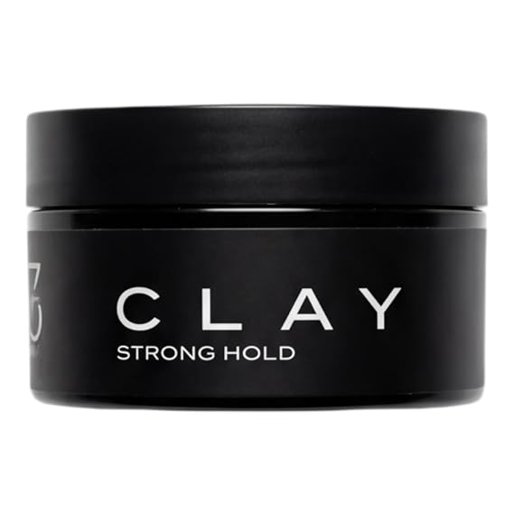 Matte Hair Clay for Men Strong Hold Matte, with Bentonite Clay, Argan Oil, Beeswax, Castor Oil