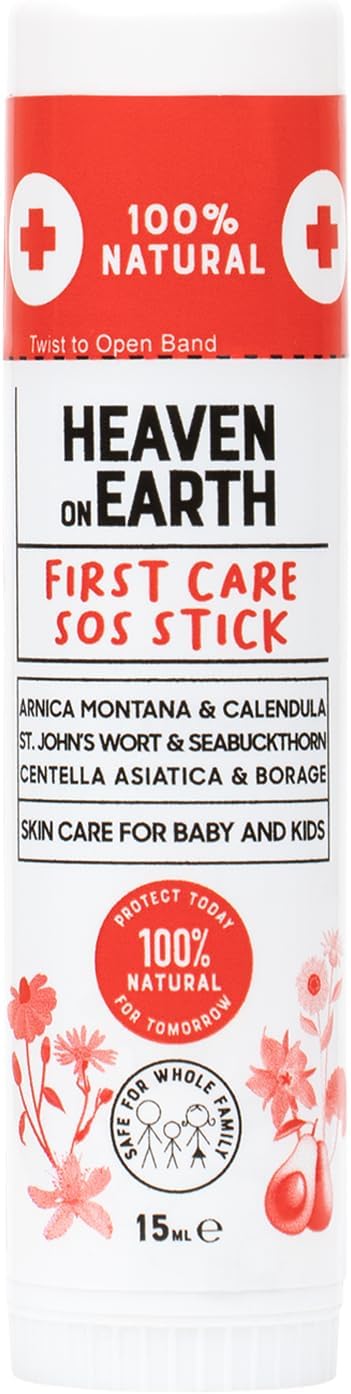 Heaven On Earth First Care SOS Stick - Instant Soothing Look with 100% Natural and Organic Content