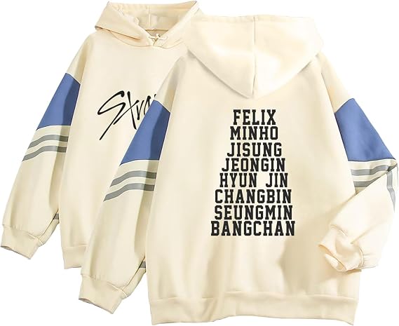 JUNG KOOK SKZ Hoodie Felix Hyunjin Bangchan New Album Star Concert Sweater Support Sweatshirt Shirt Skz Merch for Women