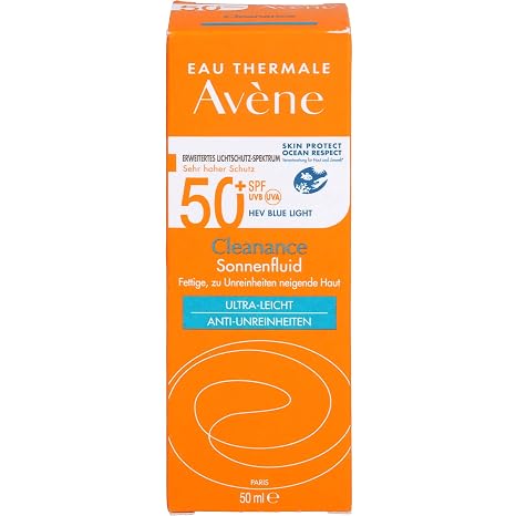Avene Cleanance Sun Fluid SPF 50+ 50 ml