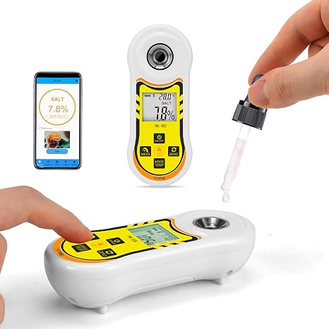 YINMIK Smart Digital Refractometer Brix Salt Meter