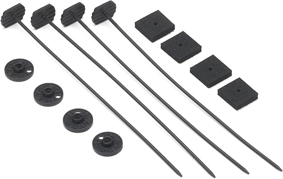 Hayden Automotive Quik-Mount Nylon Cooling System Mounting Rods with Vibration Pads (210)