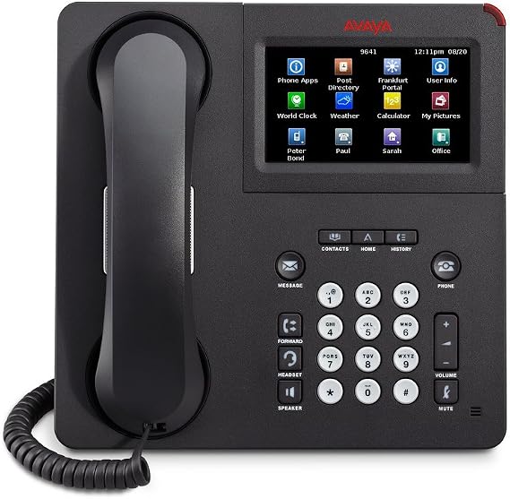 Avaya 9641G IP Phone - Wireless - Desktop, Wall Mountable - Charcoal Gray 700506519