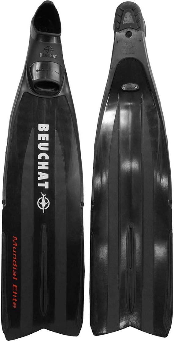 BEUCHAT Mundial Elite Fins for Freediving Spearfishing Scuba Diving and Snorkeling