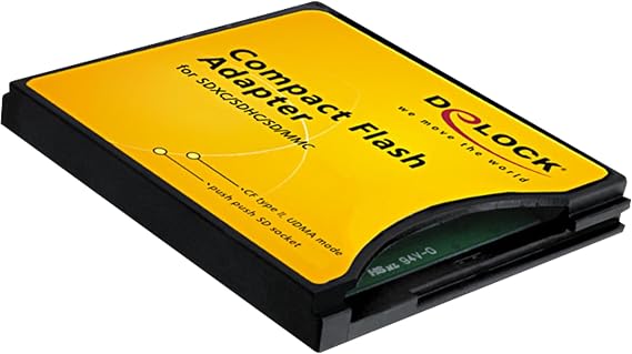 Delock Compact Flash Adapter for SDHC/MMC Memory Cards