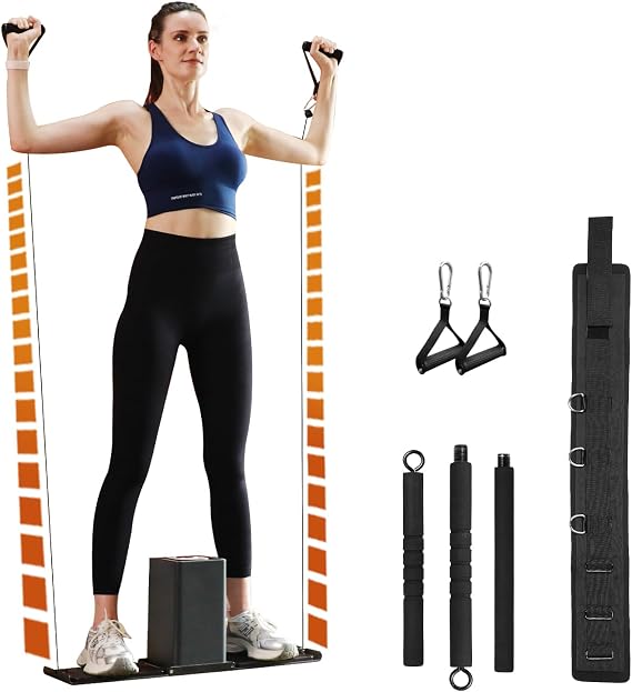 SR3 Smart Home Gym Workout Cable Machine | Multi-Level Resistance Adjustable Trainer, Foldable and Portable | All-in-One Home & Outdoor Fitness, Full Body Strength Training Fitness Exercise Machine