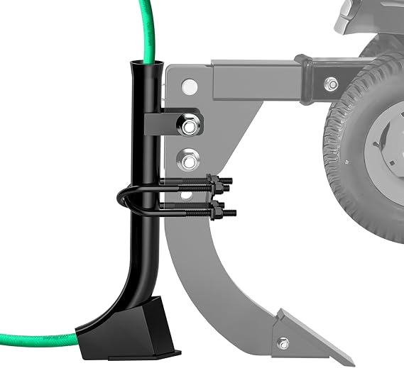 Pipelayer Attachment fit 3-Point Lawn Tractor ATV UTV, Light Duty Flexible Pipe Laying Tool for Irrigation Pipes and Underground Wires Hoses, Work on Hitch Mounted Ripper Trencher Accessories