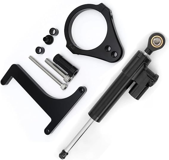 Buffer Control Bar Holder Motorcycle CNC Steering Damper Stabilizer Mounting Bracket For Inokim OX Sub13 2025 Buffer Adapter Kit Adjustable CNC Aluminum(Set 1)