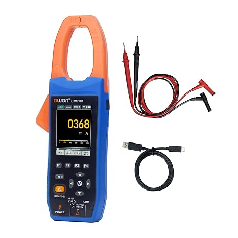 OWON Bluetooth Clamp Meter AC/DC, Oscilloscope, Recorder 3 in 1, 20000 Count True RMS Auto-ranging, Electric Vehicle