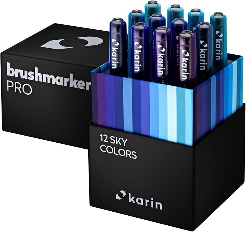 Karin Brush Marker Pro Sky Colours Case