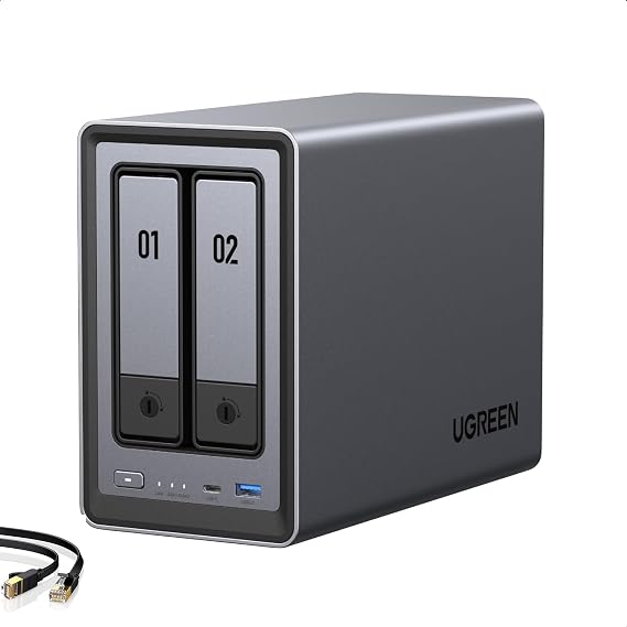 UGREEN NAS DXP2800 2-Bay for Advanced Home Users, Remote Workers & Creators