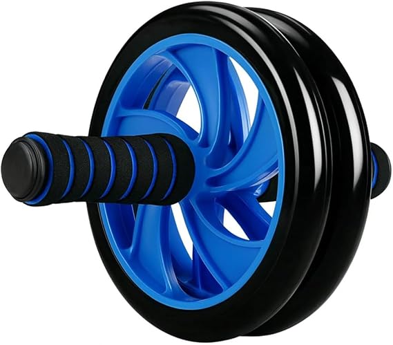 Ab Roller Wheel – Core Strength Training Equipment for Home Gym – Ab Exercise Roller with Foam Handles – Abdominal Workout Tool for Men and Women