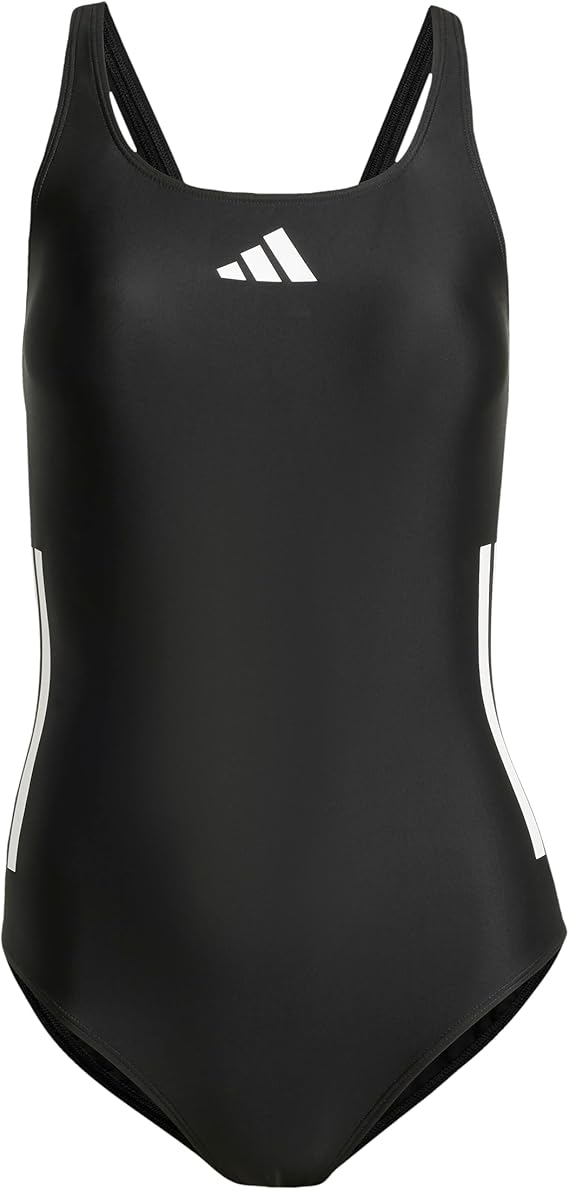 adidas Women's 3-Stripes C-Back Swimsuit
