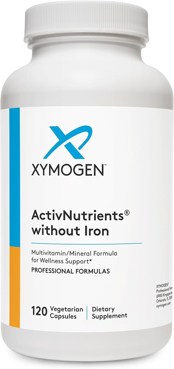 XYMOGEN ActivNutrients Without Iron, 120 Count