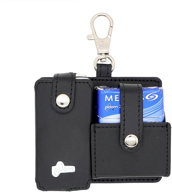 KAIDON PU Leather Case for Ploom X Advanced/X -Style H06-5 (Black)