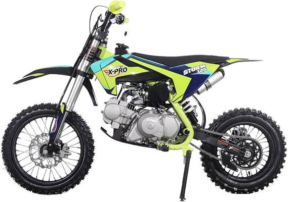 X-PRO Storm 125cc Dirt Bike with Automatic Transmission,14"/12" Tires!