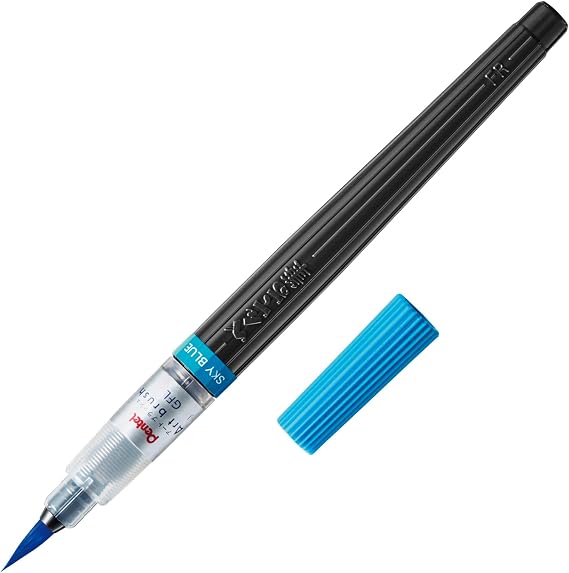 Pentel Art Brush Pen XGFL-110 Sky Blue
