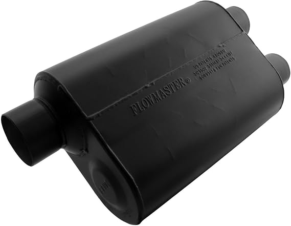 Flowmaster 9530462 Super 40 Muffler - 3.00 Offset IN / 2.50 Dual OUT - Aggressive Sound
