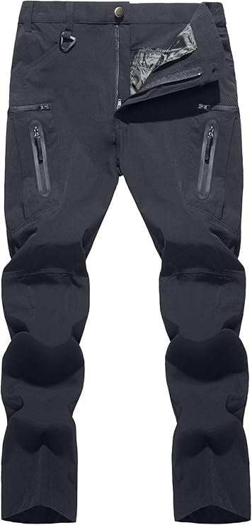 TACVASEN Men's Cargo Pants, Summer, Quick Dry Pants, Outdoor, Climbing, Work
