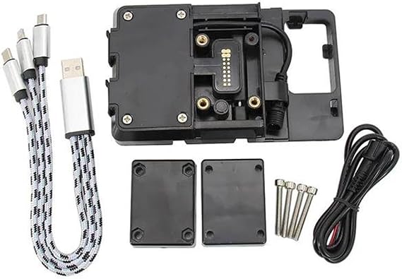 Navigator Stand Motorcycle Phone GPS Navigator Plate Bracket For BMW R 850/1150 RT R1150RT R850RT Mobile Phone Holder Stand Mount Accessories Phone Mount Holder(Black 4)
