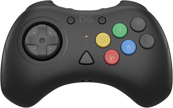 Retro Fighters D6 Dreamcast Wireless Controller for Switch/PC/Dreamcast, Black