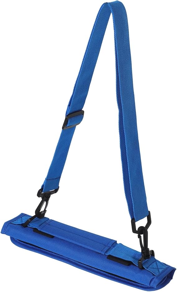 Lightweight Small Golf Carry Bag with Comfortable Shoulder Strap and Multiple Compartments Blue Nylon Golf Stand Storage Bag for Travel