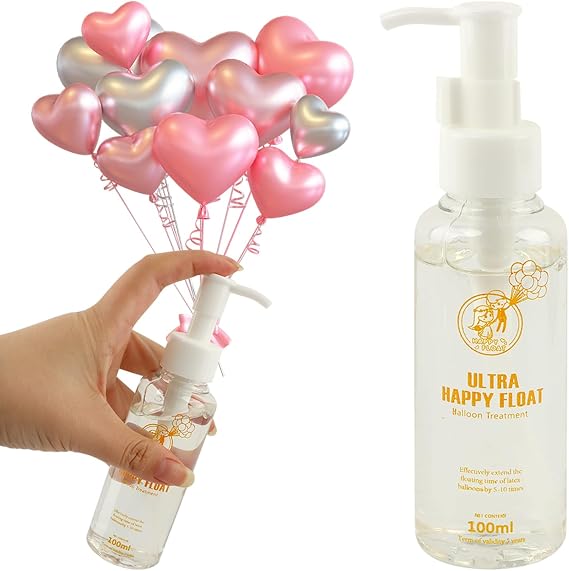 Hi Float, Ultra High End Effective Treatment for Helium Balloons, 50 to 100 ml, Balloon Protection Liquid