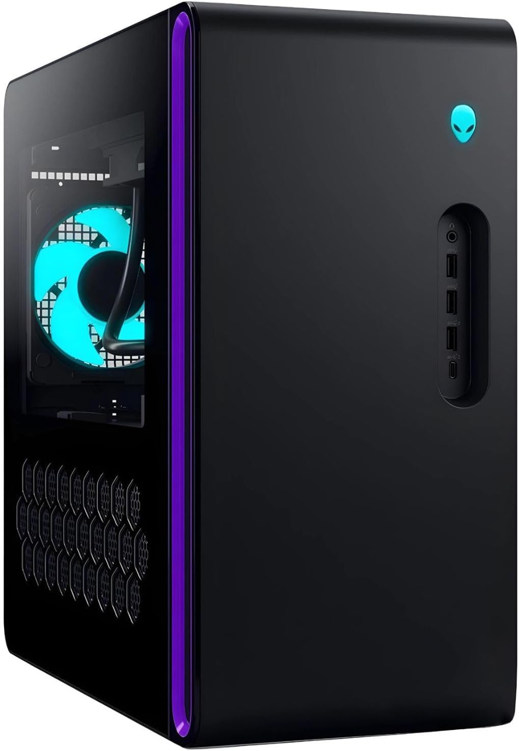 dell Alienware Aurora R16 Gaming Desktop PC - Intel Core i7-14700K 20-Core up to 5.60 GHz, 32GB RAM, 1TB NVMe SSD  1TB HDD, GeForce RTX 4070 12GB GDDR6X, Windows 11 Pro, Liquid Cooling, Basalt Black
