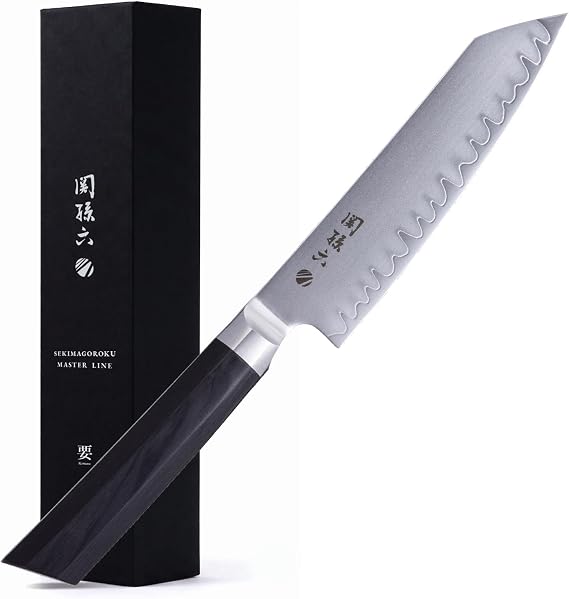 Kai Corporation AE5502 Seki Son-Roku Knife, Master Line Knife, 5.9 inches 150 mm, Made in Japan, Vegetables, Fruits, Meat, All-Purpose Knife, Premium Knife,