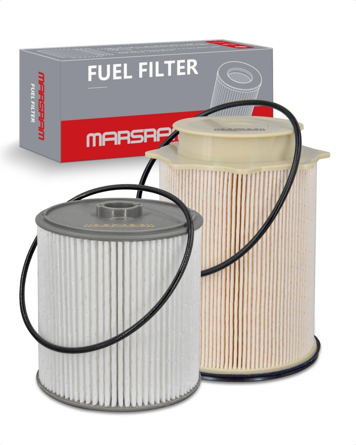 Marsram Fuel Filter 6.7 Cummins fits for 2019 2020 2021 2022 2023 2024 Dodge Ram 2500 3500 4500 5500 6.7L Cummins Diesel Turbo Engines, Fuel Filter Water Separator Replace 68157291AA 68436631AA