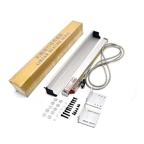 TOAUTO Digital Reading 2-Axis 3-Axis DRO Display Linear Scale 100mm 4" Precision 5um Bridge Port Knee Milling Lathe for EDM Mill Machines