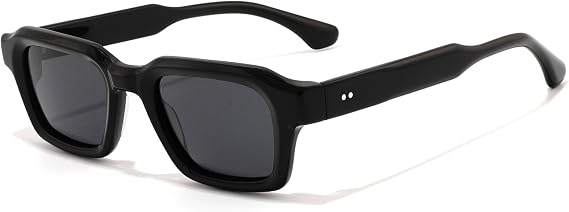 JS2506 Rectangle Polarized Men's Acetate Sunglasses