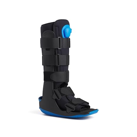 Ovation Medical Gen 2 Pneumatic Walking Boot - Lightweight, Low Profile CAM Walker Boot - Premium Medical Boot for Foot Injuries, Ankle Sprains, Fracture Recovery Support, More (Standard, Large)