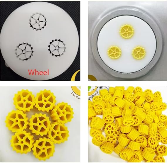 Brezel and Wheel Pasta Noodles Shape Disc Fit For Philips Automatic Pasta & Noodle Maker, Disc Compatible With Philips Pasta Maker Attachment Kitchen Appliance (19x1.2mm) (H79, Normal)