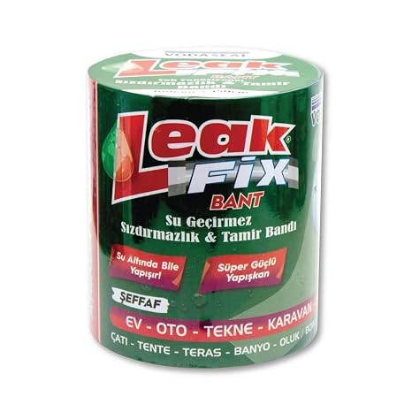 Vodaseal Leakfix Yama Bant, Şeffaf, 100mmx1,5m