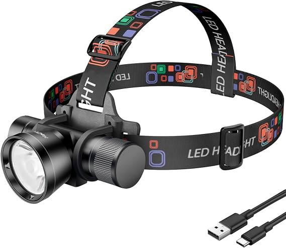 3000LM IP68 Waterproof Diving Headlamp 3 Modes Scuba Dive Light
