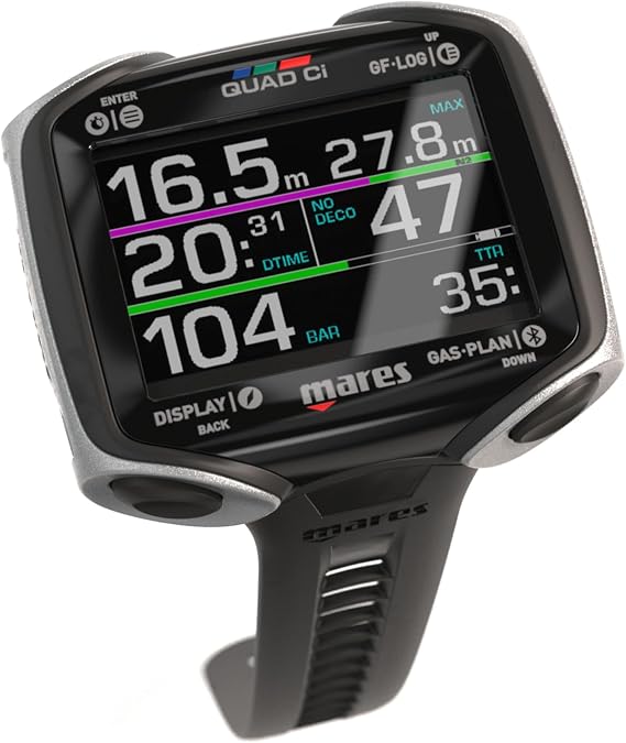 MARES Dive computer Quad CI Black Silver
