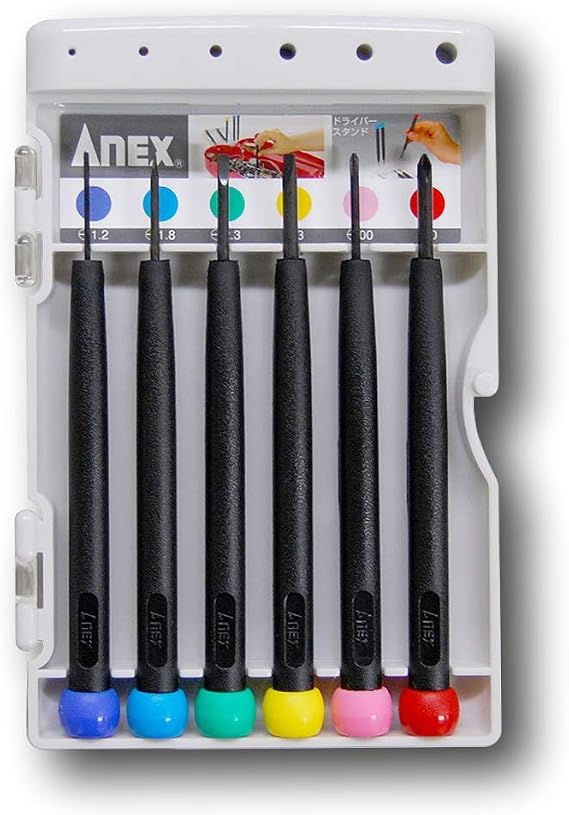ANEX　precision screwdriver set minus / plus 6 class No.900