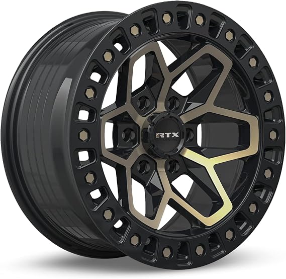 Alloy Wheel, Zion 17x9 5x127 ET0 CB71.5 Satin Black Tinted Bronze