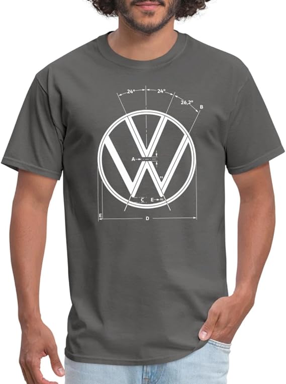 Volkswagen Logo Construction Graphic Men's T-Shirt