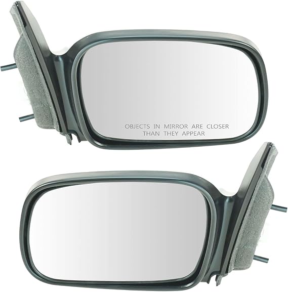 Driver & Passenger Side Mirror Set Compatible with 2006-2011 Honda Civic HO1320213 HO1321213