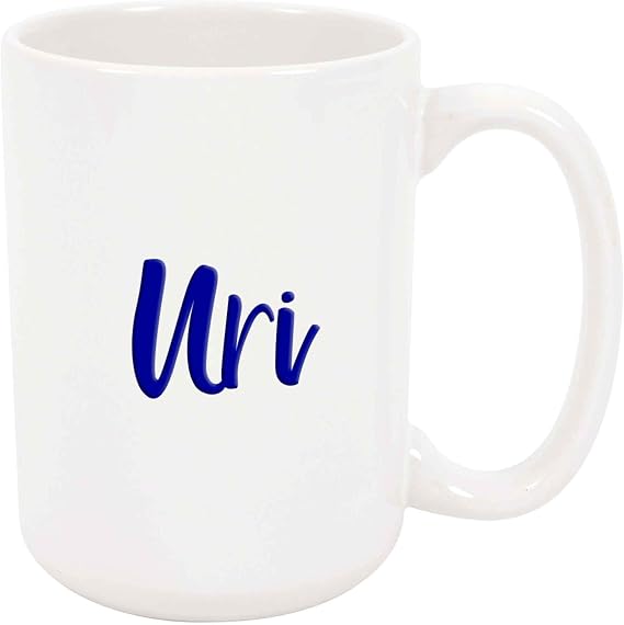 Uri Coffee Mug - Custom Personalized Cup with Name, Birthday Gift 11 oz