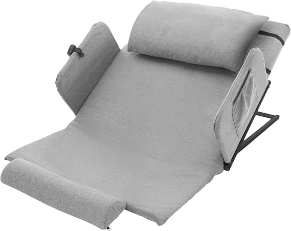 Electric Adjustable Bed for Elderly - 661lbs Capacity, 2-80 Backrest Lift w/Remote - DC Motor (<50dB Noise) - Detachable & Washable Cover - Electric Auxiliary Backrest for Elderly, Disabled