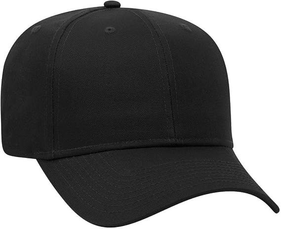 OTTO 6 Panel Pro Style Cotton Blend Twill Cap