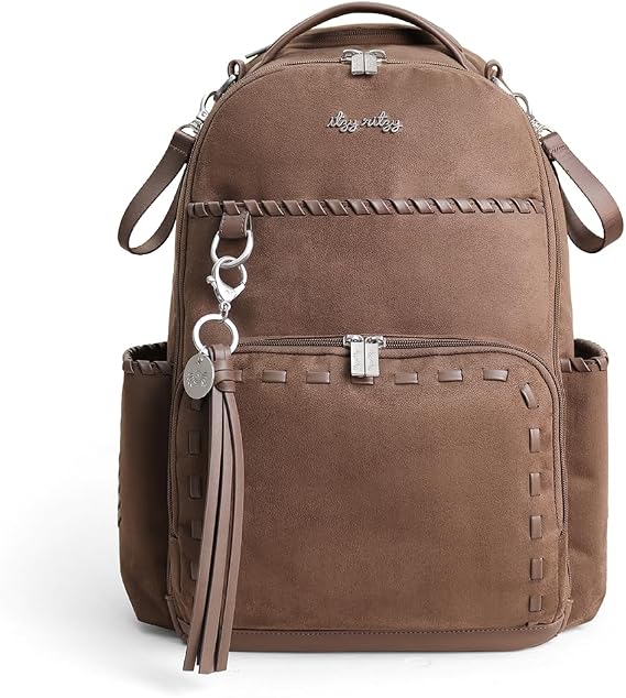Itzy Ritzy Boss Plus Large Diaper Bag Backpack with 19 Pockets (Aspen)