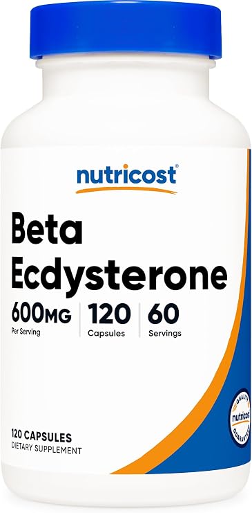 Nutricost Beta Ecdysterone (600mg) 120 Capsules, Gluten-Free
